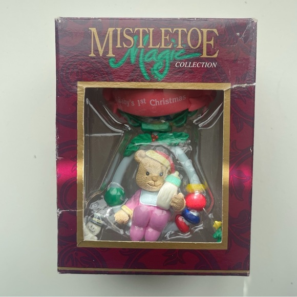 Mistletoe Magic Collection Baby’s First Christmas Ornament - Picture 1 of 3